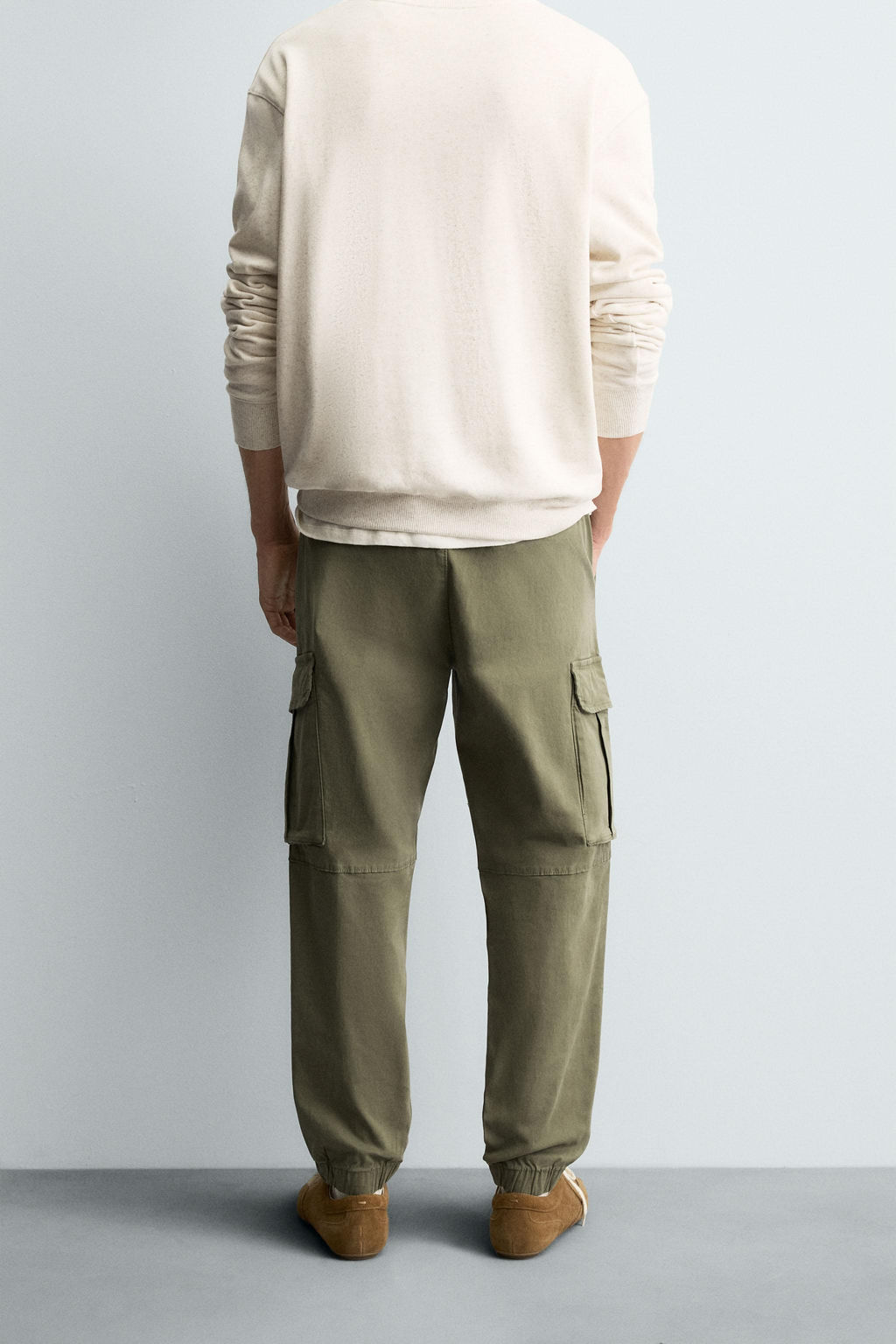 SLIM FIT CARGO TROUSERS - Zara фото 12