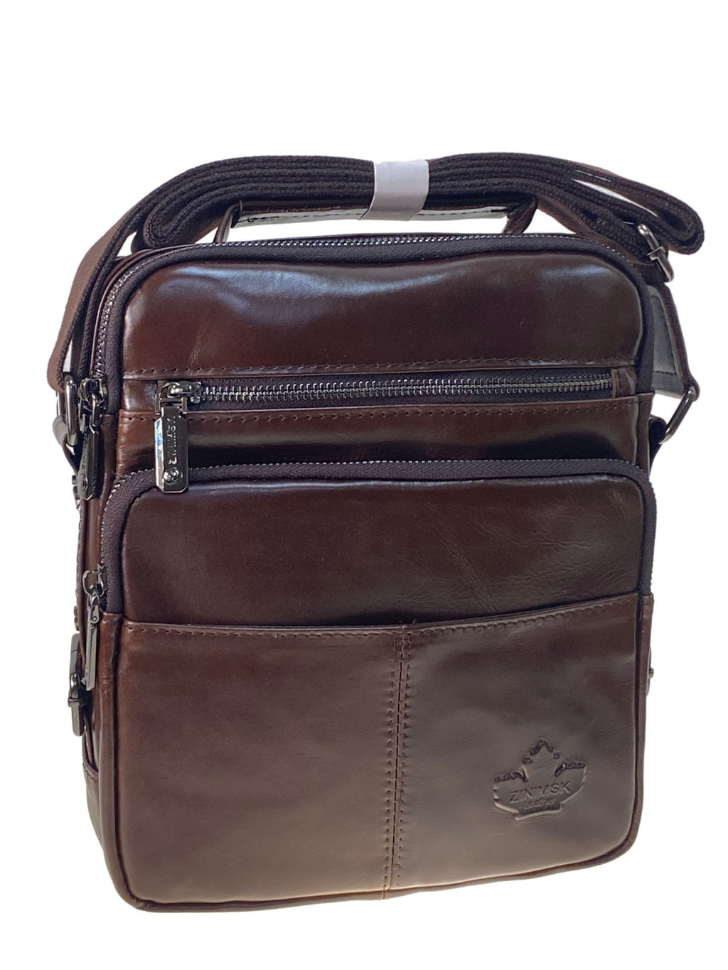 Сумка мужская из натуральной кожи, цвет коричневый