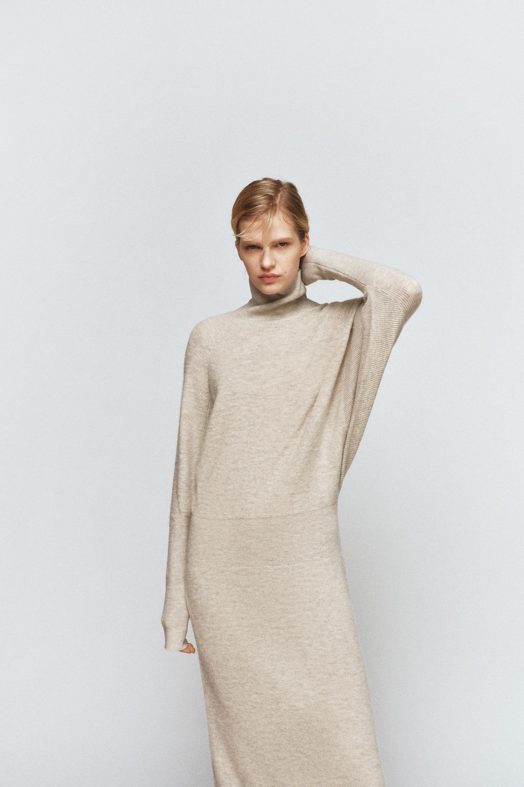 BATWING SLEEVE KNIT DRESS - Zara фото 2