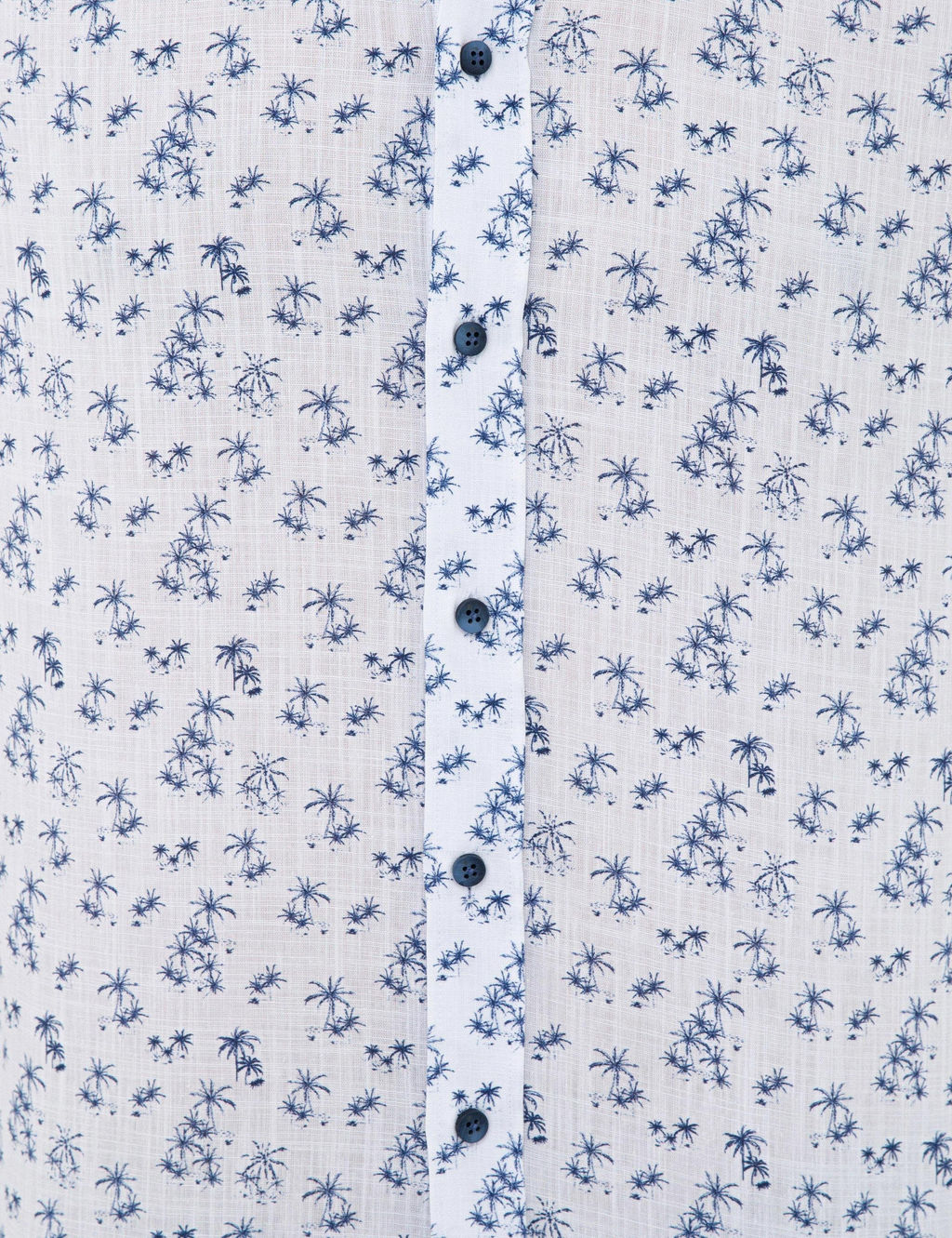 Темно-синяя приталенная рубашка с длинным рукавом - Cacharel фото 5