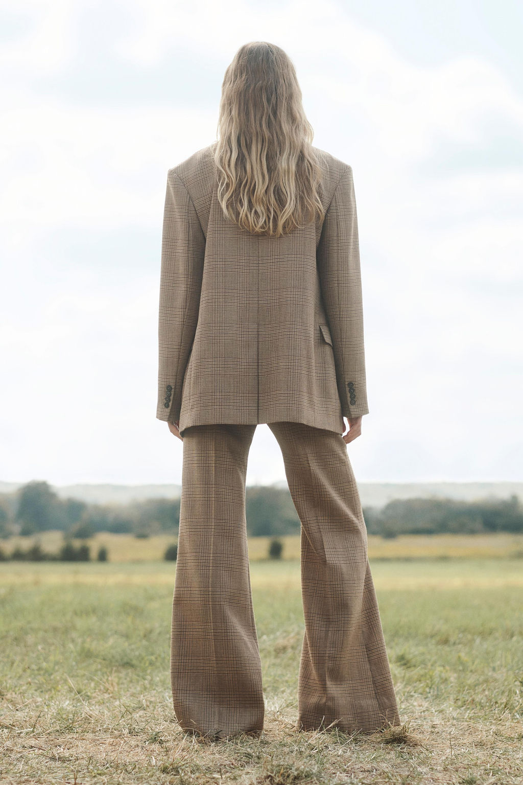 LIMITED EDITION 100% WOOL CHECK BLAZER - Zara фото 2