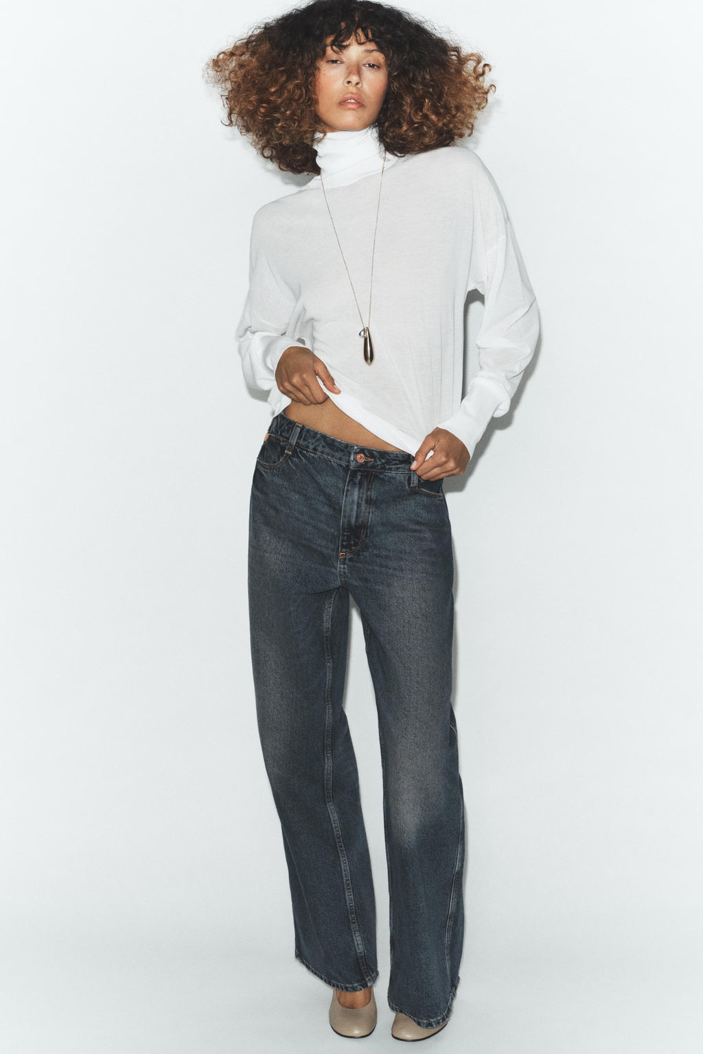 EXTRA-FINE KNIT HIGH NECK JUMPER - Zara фото 8