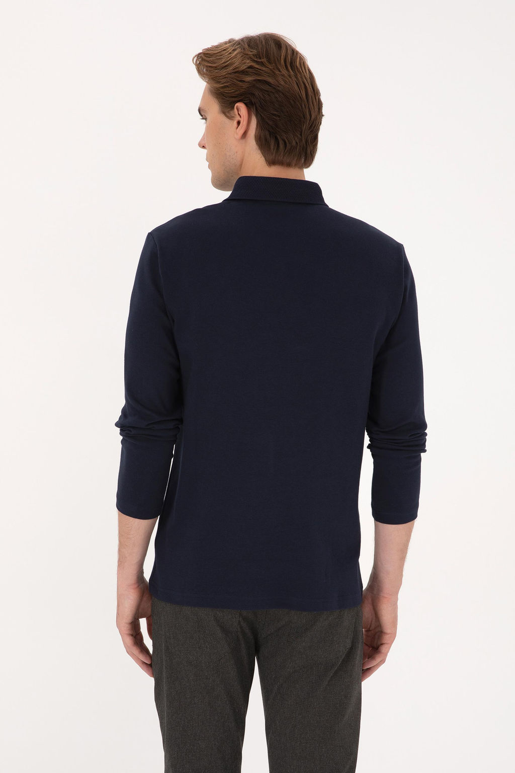 Erkek Lacivert Basic Sweatshirt - U.s. polo assn фото 5