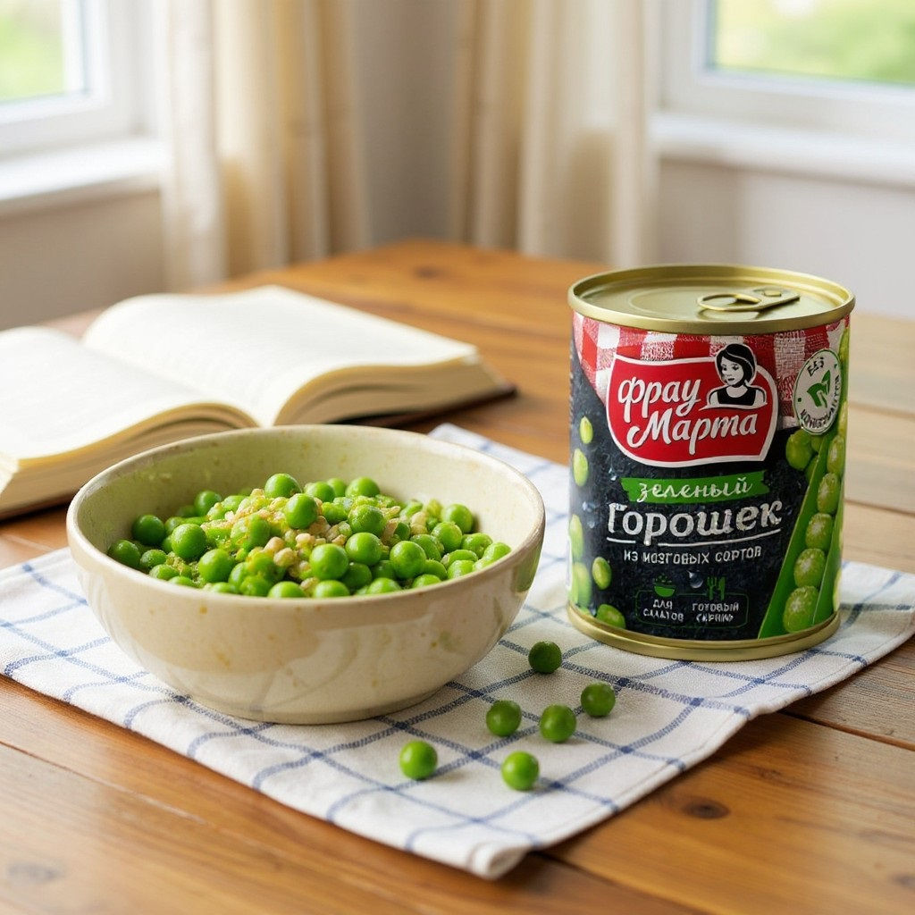 Горошек зеленый Фрау Марта 310г