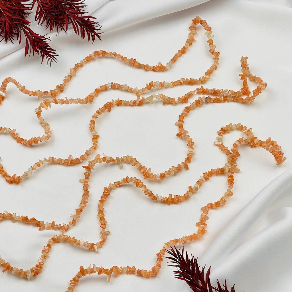 Бусины для украшений из Солнечного камня крошка