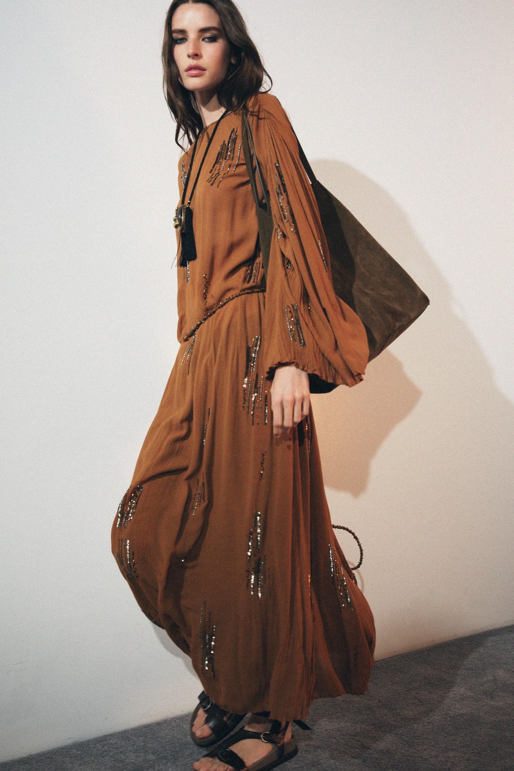 BEADED DRESS ZW COLLECTION - Zara фото 4