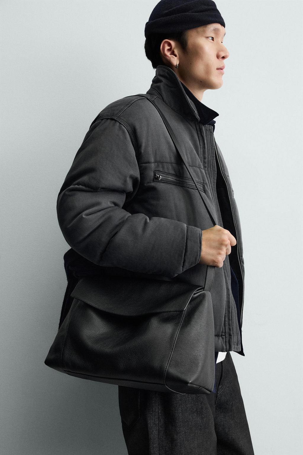 WASHED QUILTED DENIM JACKET - Zara фото 6