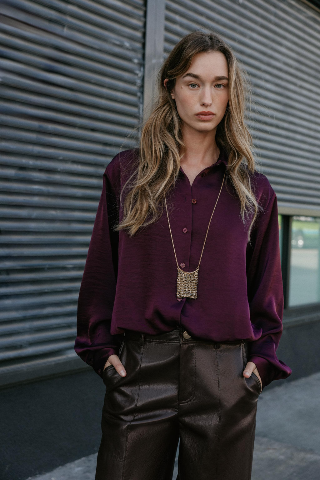 SATIN BALLOON SHIRT - Zara фото 12
