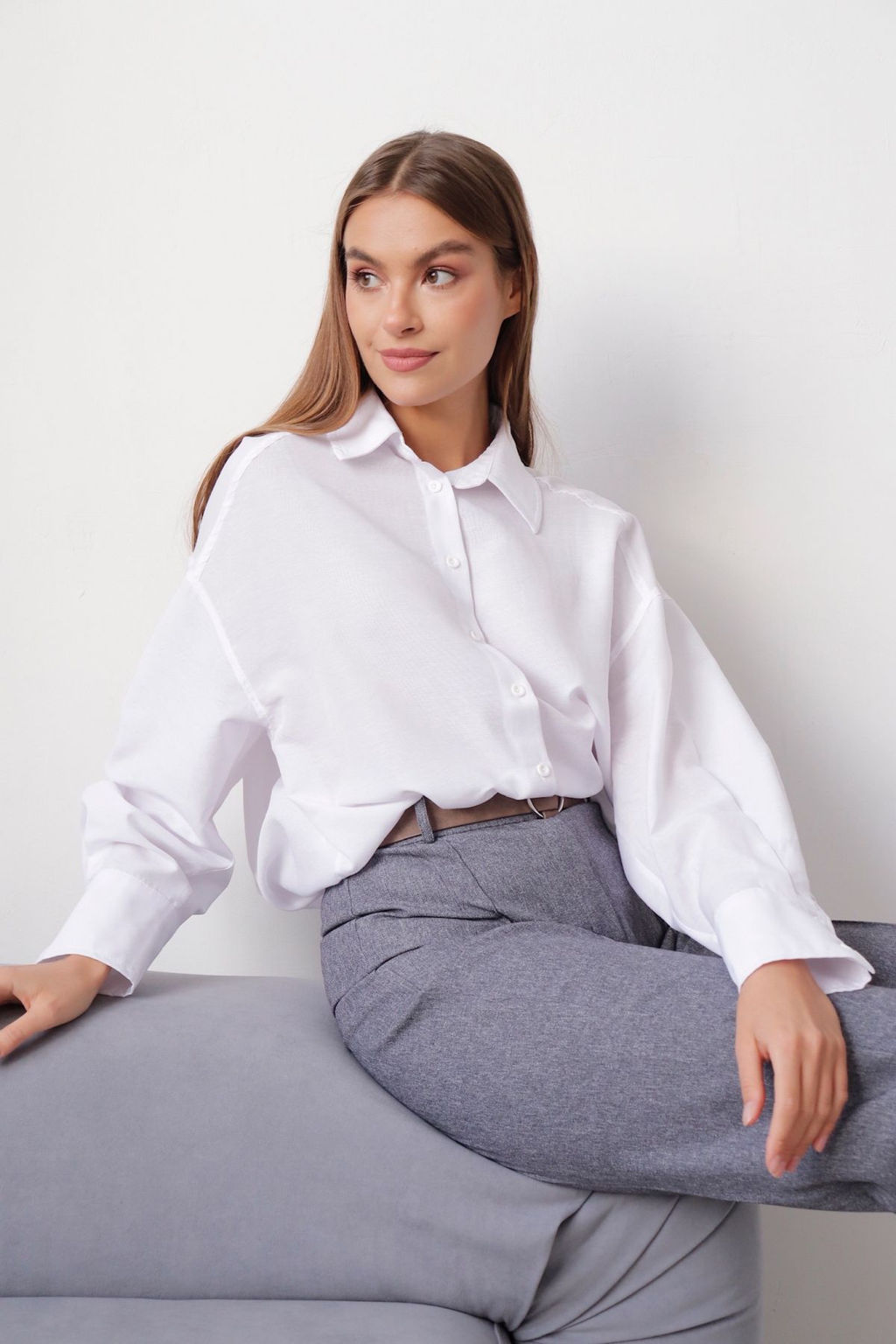 11630 Рубашка белая - Martichelli фото 34