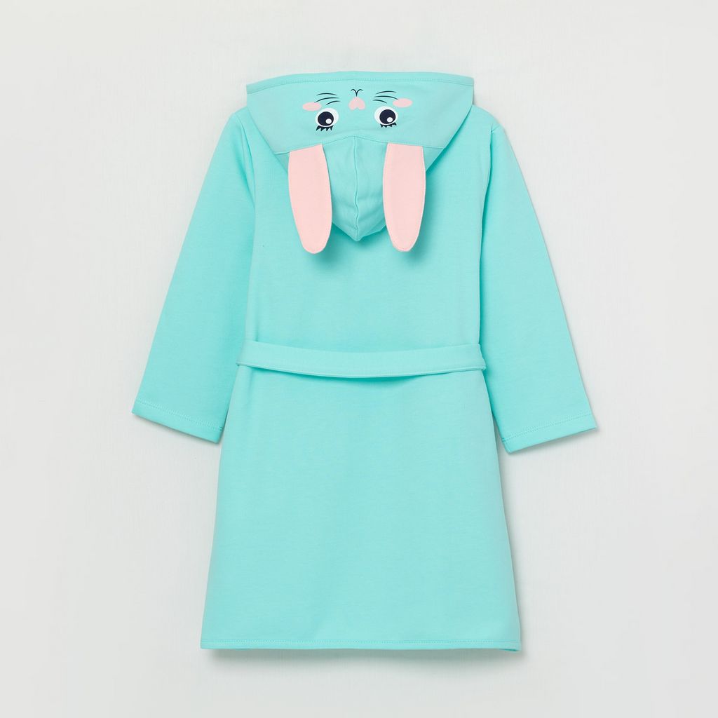 CRB wear/CSBG 40012-40 Халат для девочки, бирюзовый/Ex.Cherubino