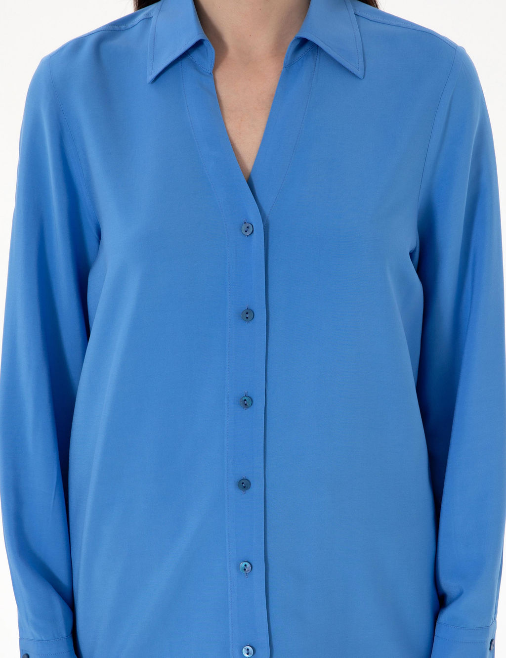 Mavi Comfort Fit Uzun Kollu G_mlek - Pierre cardin фото 6