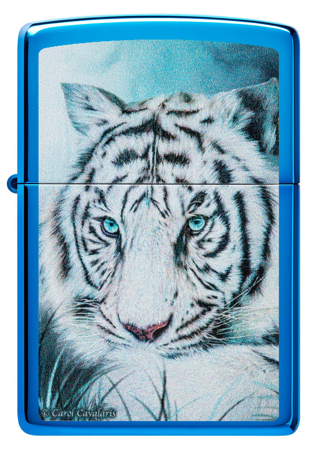 Зажигалка ZIPPO Белый тигр | White Tiger 48951  фото 2