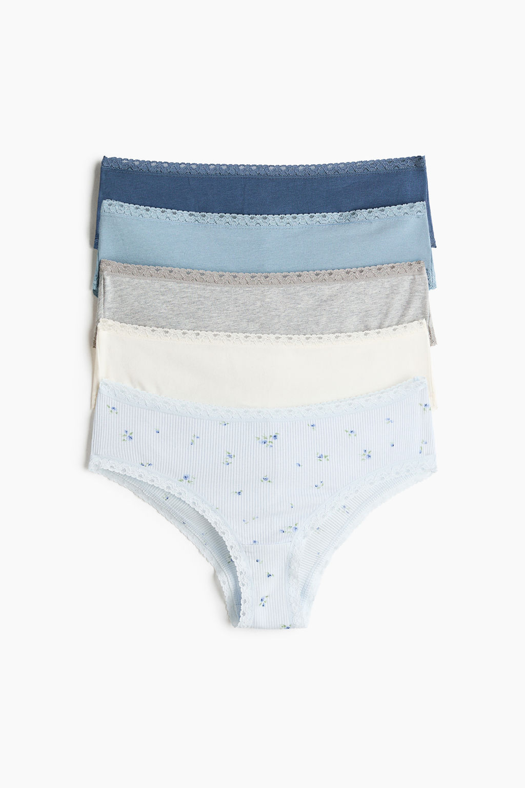 Pack de 5 bragas Hipster de algod?n - H&m фото 2