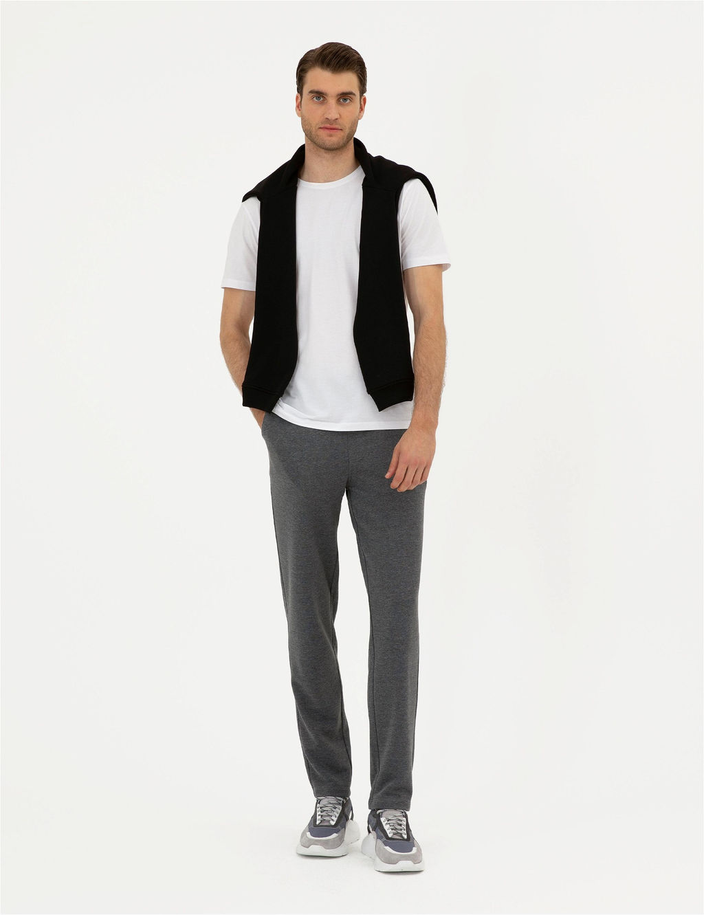 Antrasit Melanj Slim Fit E_ofman Alt_
