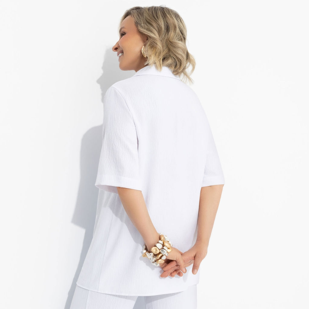 Рубашка Шёлковая уверенность (белая) - Charutti фото 5