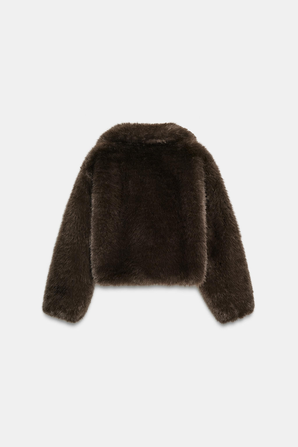 SHORT FAUX FUR COAT - Zara фото 4