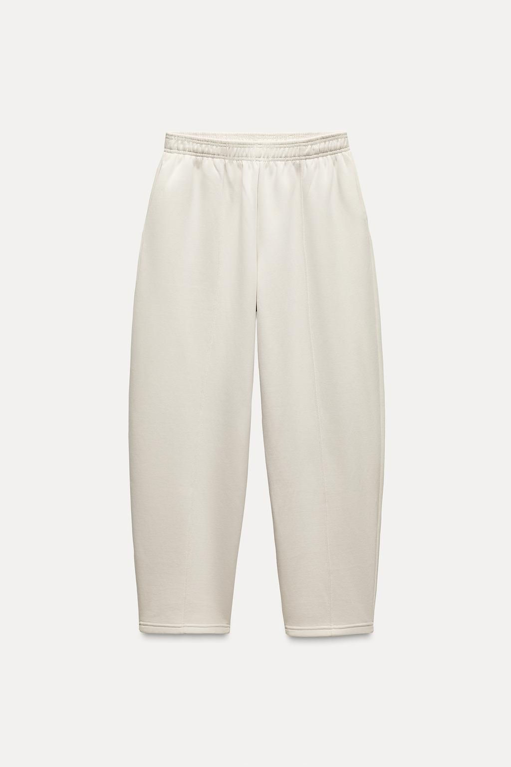 STRAIGHT-LEG PLUSH TROUSERS - Zara фото 40