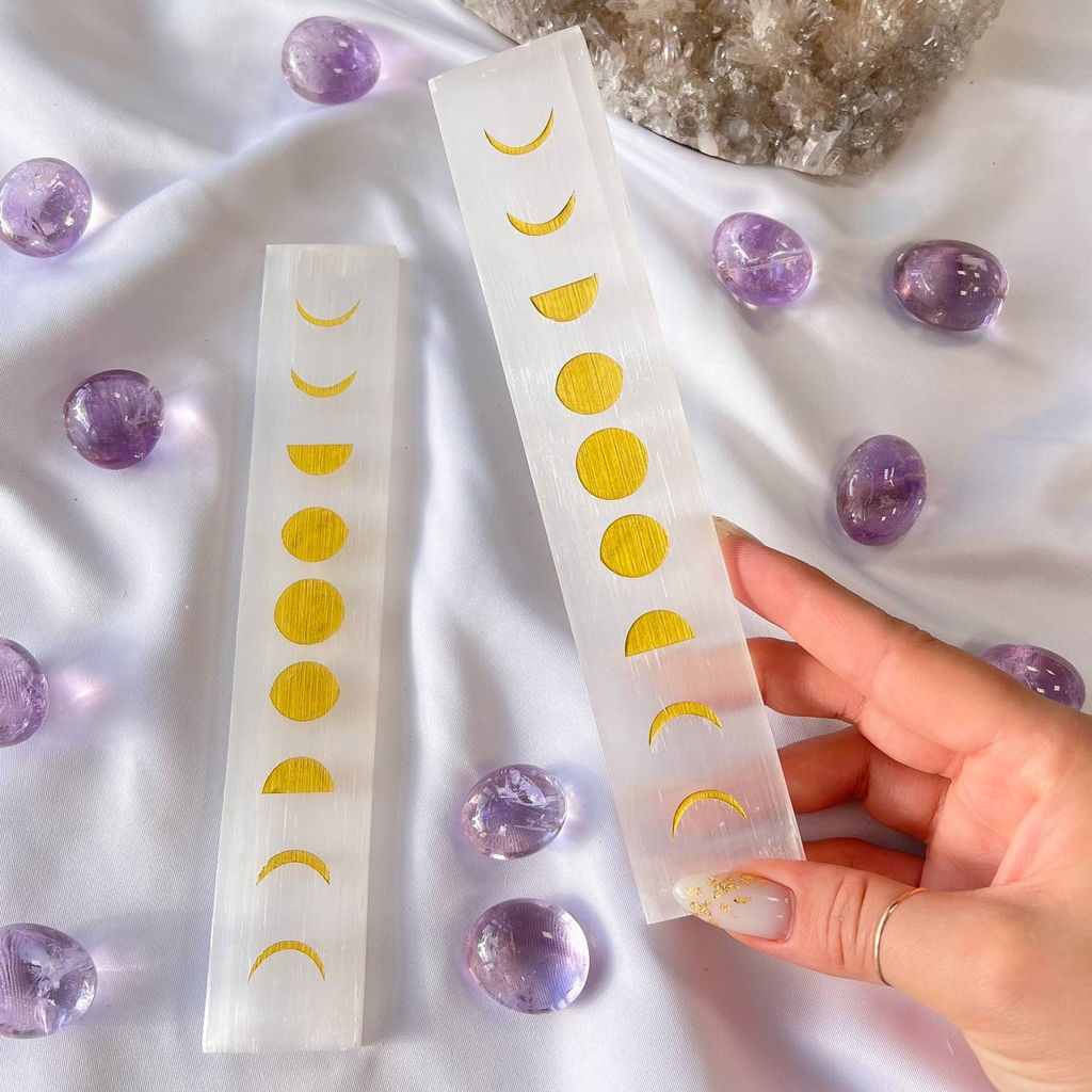 Пластина Селенит Лунный цикл - Радуга самоцветов фото 2