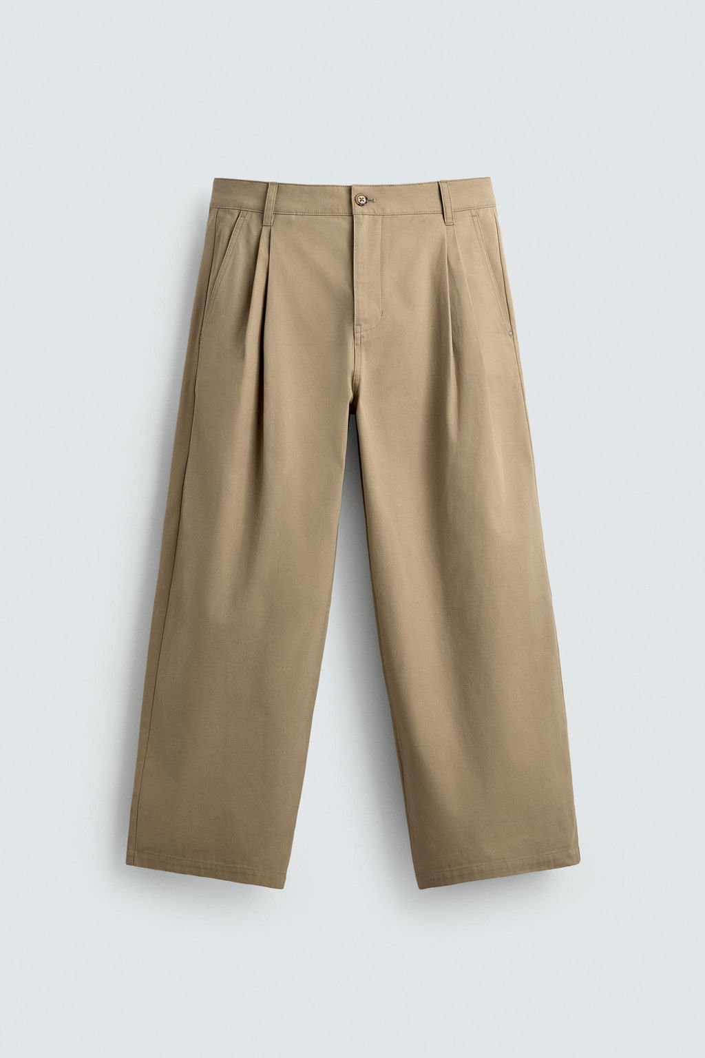 PANTAL?N CHINO WIDE FIT / Tostado - Zara фото 6