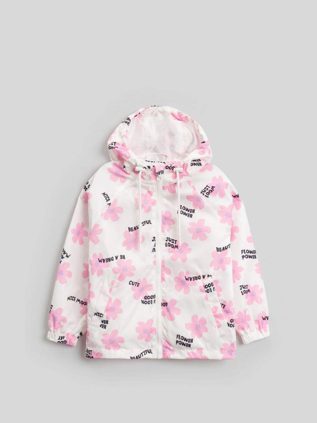 ACOOLA / Куртка детская для девочек Druid белый принт  фото 2