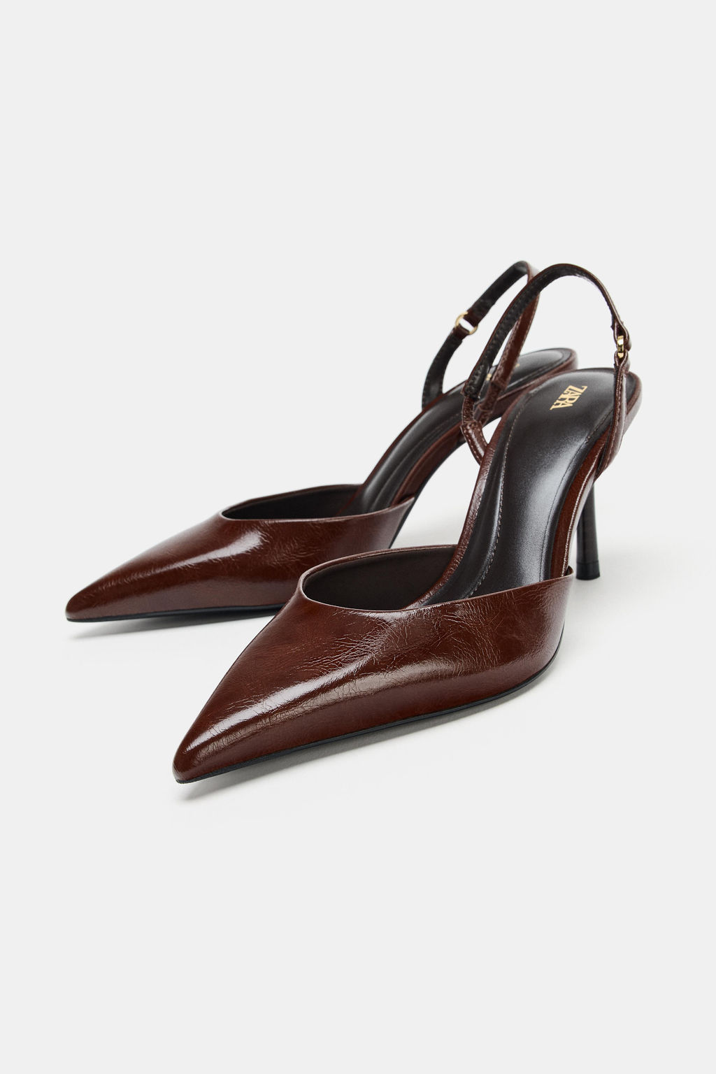 POINTED TOE SLINGBACK SHOES - Zara фото 7