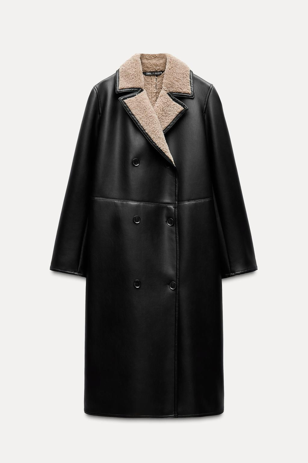 ZW COLLECTION DOUBLE-FACED COAT - Zara фото 6