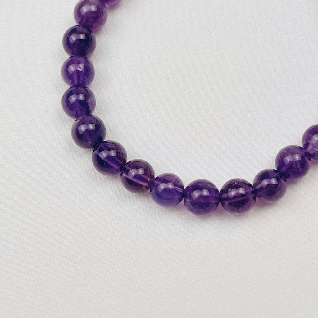 Браслет из камня Аметист 17 см +