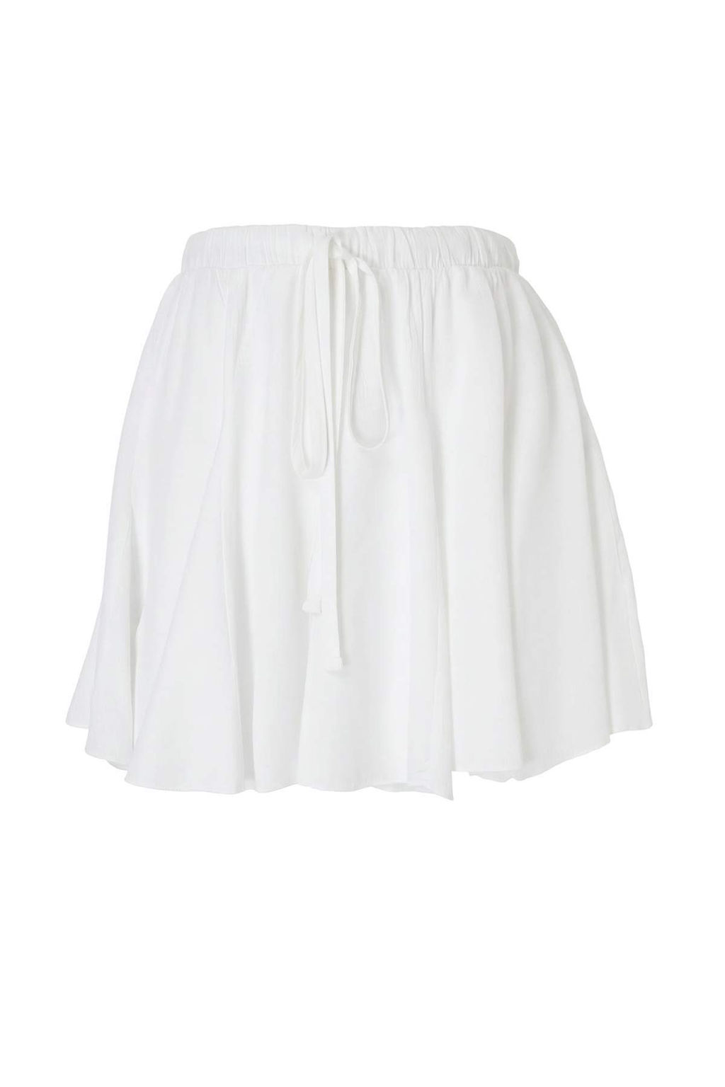 Siyah Dokuma Crinkle Super Mini Plaj Etek TBESS26ET00009 - Trendyolmilla фото 3