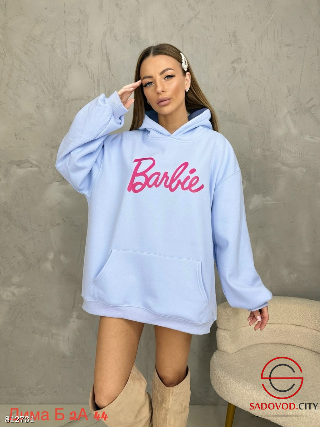 Толстовка с начёсом женская - Bruno фото 6