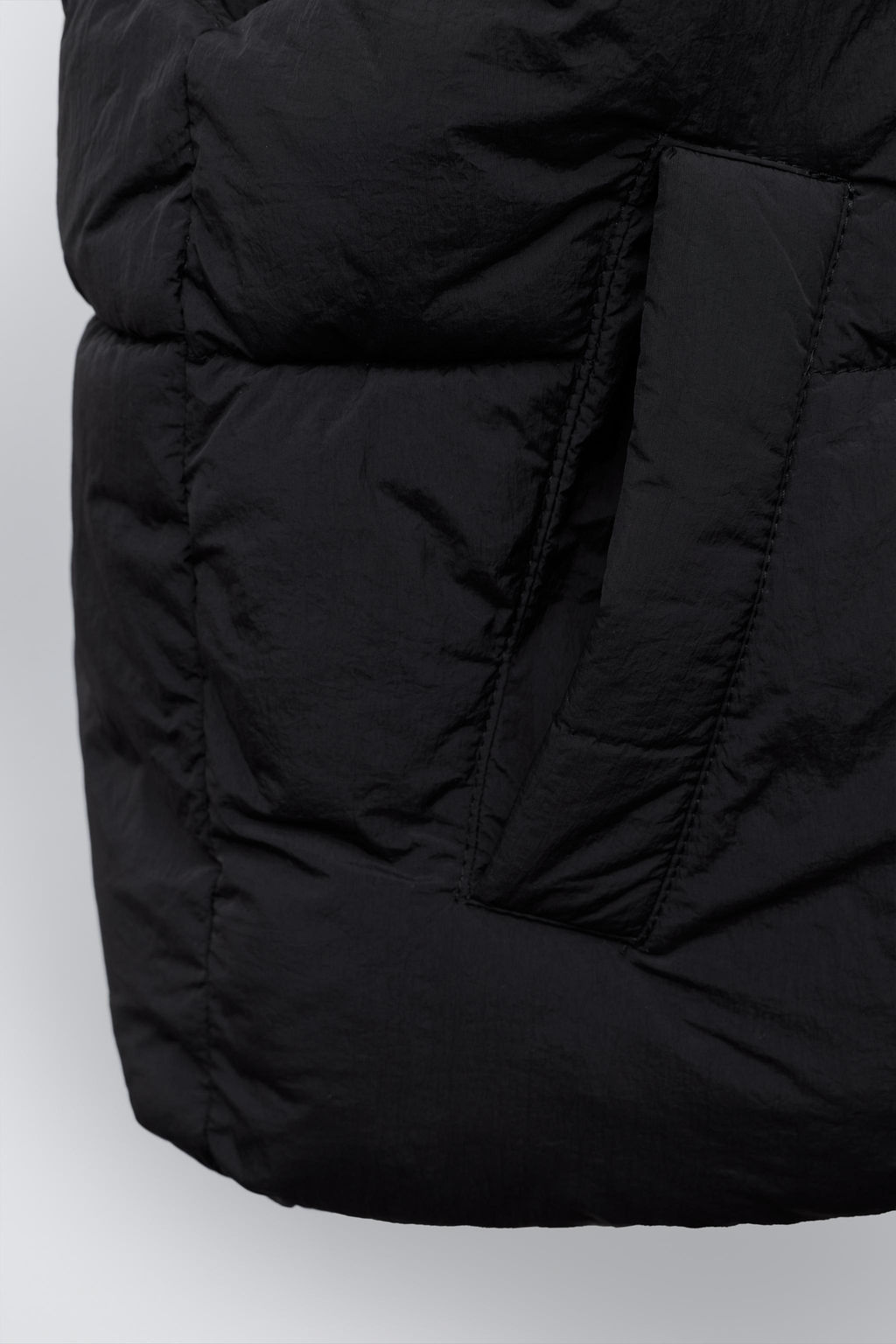 HOODED PADDED GILET - Zara фото 5