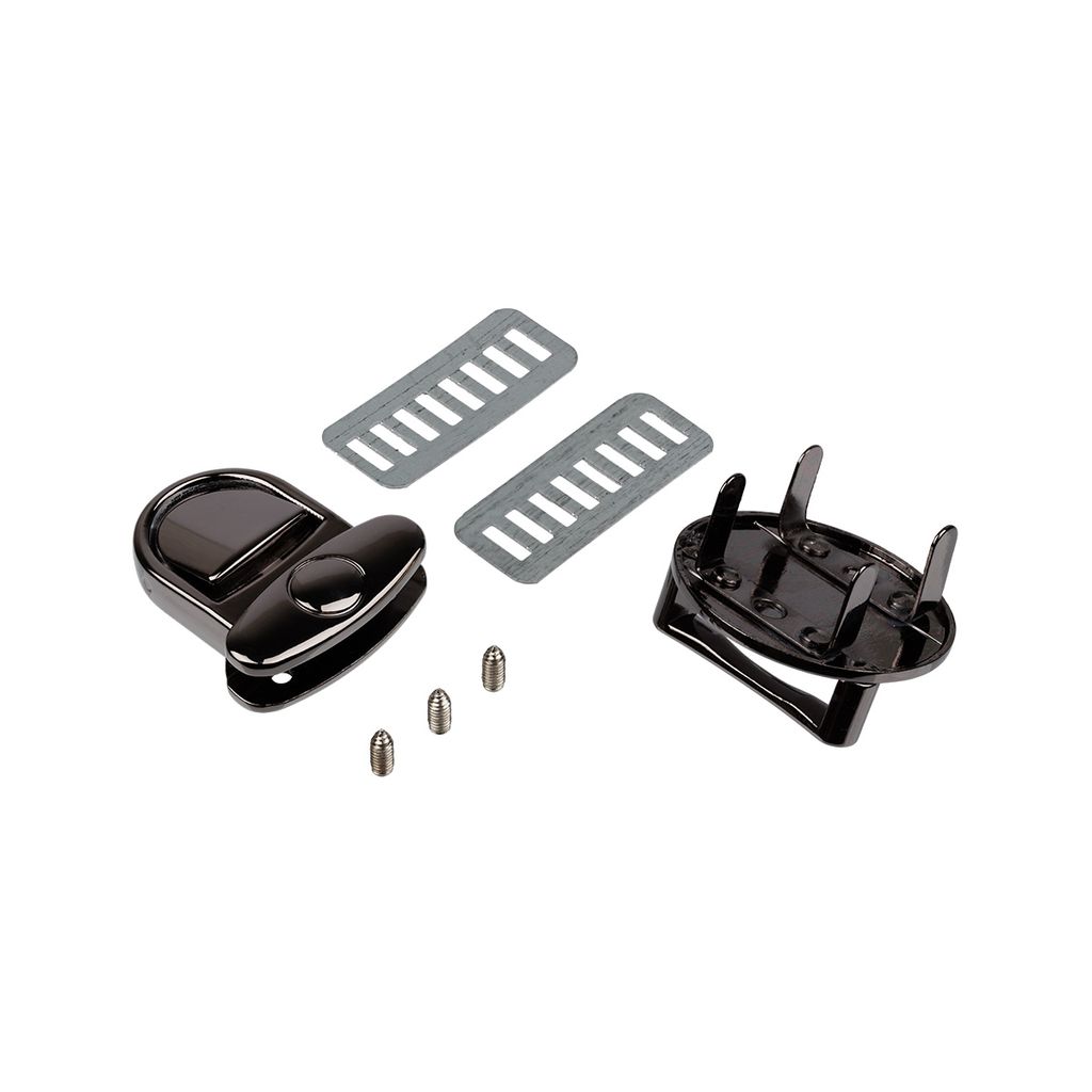 Gamma LBZ-9H замок для сумки 40 х 35 мм в пакете с картонным еврослотом 5 x 1 шт. под черный никель