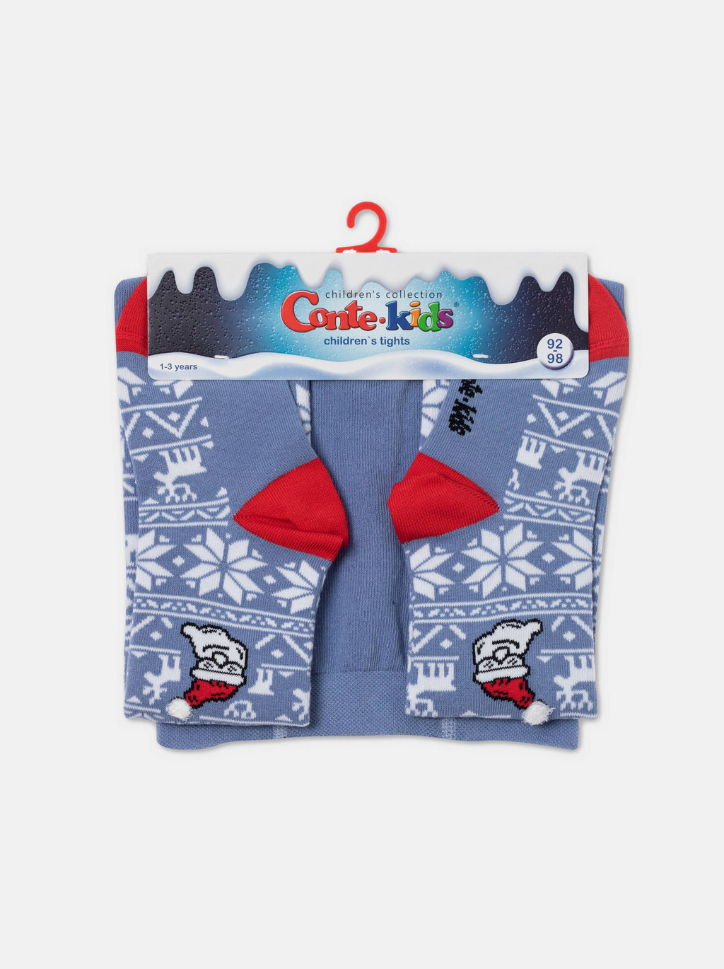 CONTE-KIDS NEW YEAR Колготки детские светлый джинс