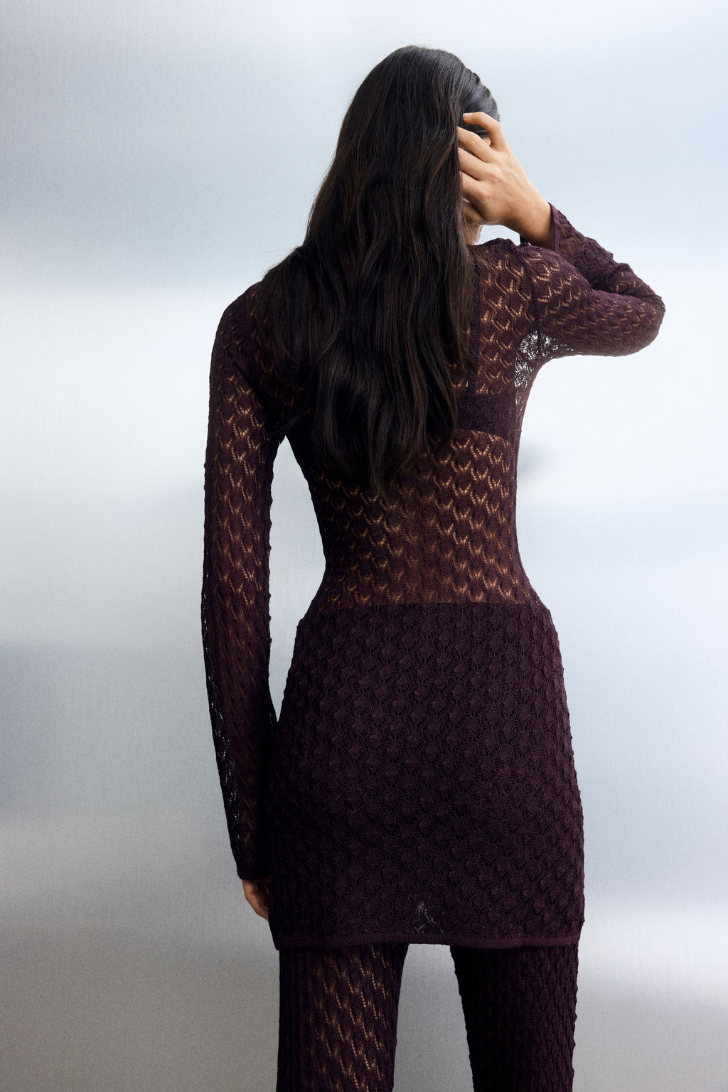 Top en punto pointelle brillante - H&m фото 6