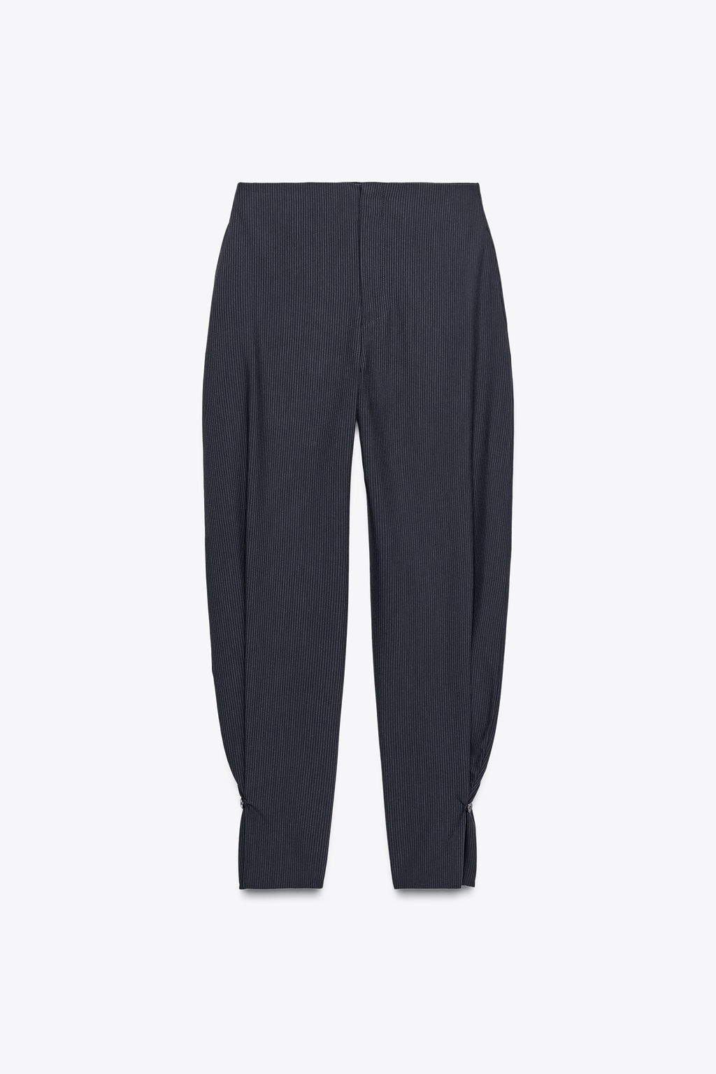 ZW COLLECTION PINSTRIPE BALLOON TROUSERS - Zara фото 8