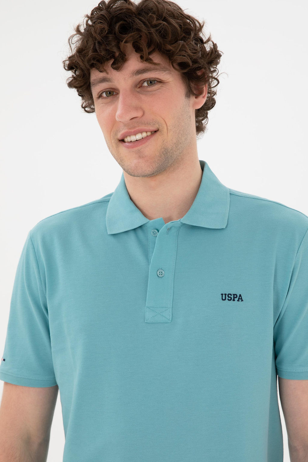 Футболка U.S. Polo Assn мятная из хлопка  фото 10