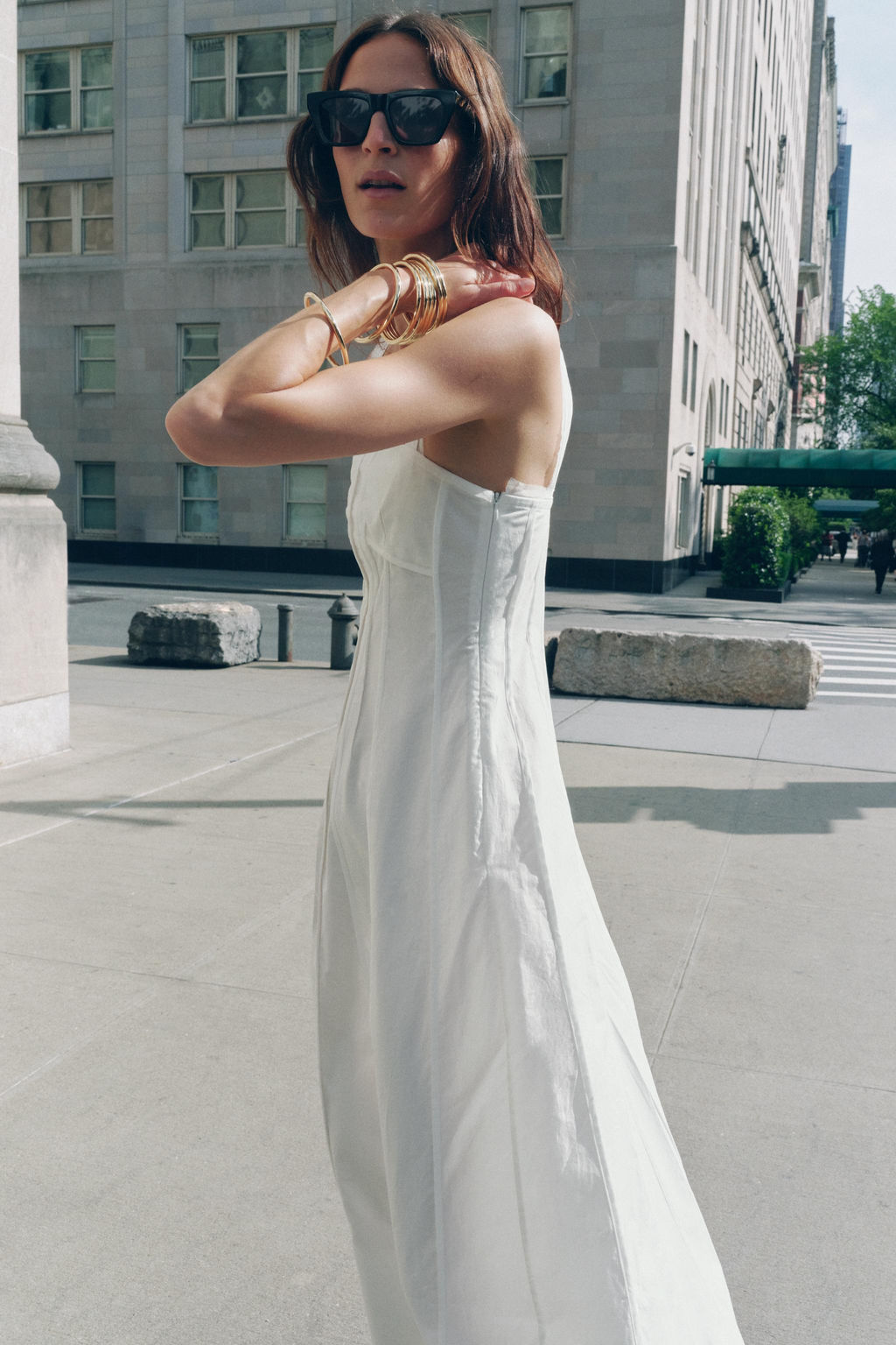 ZW COLLECTION LONG TRIM DRESS - Zara фото 9