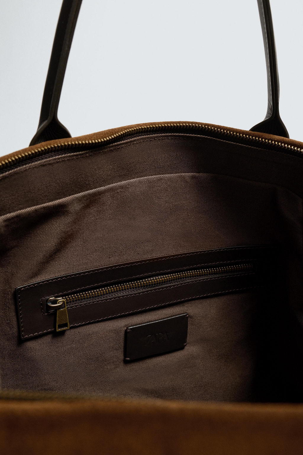 LEATHER TOTE BAG - Zara фото 4