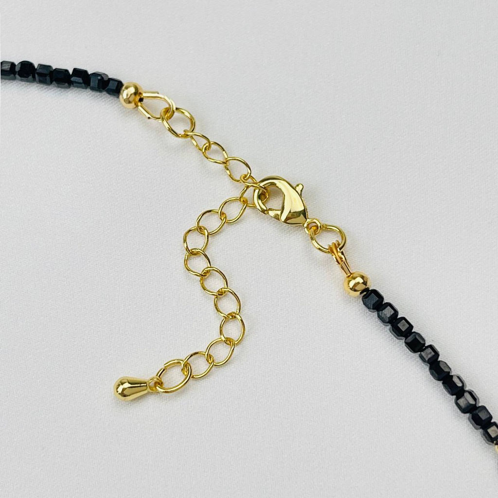 Колье из черной Шпинели 38 см +