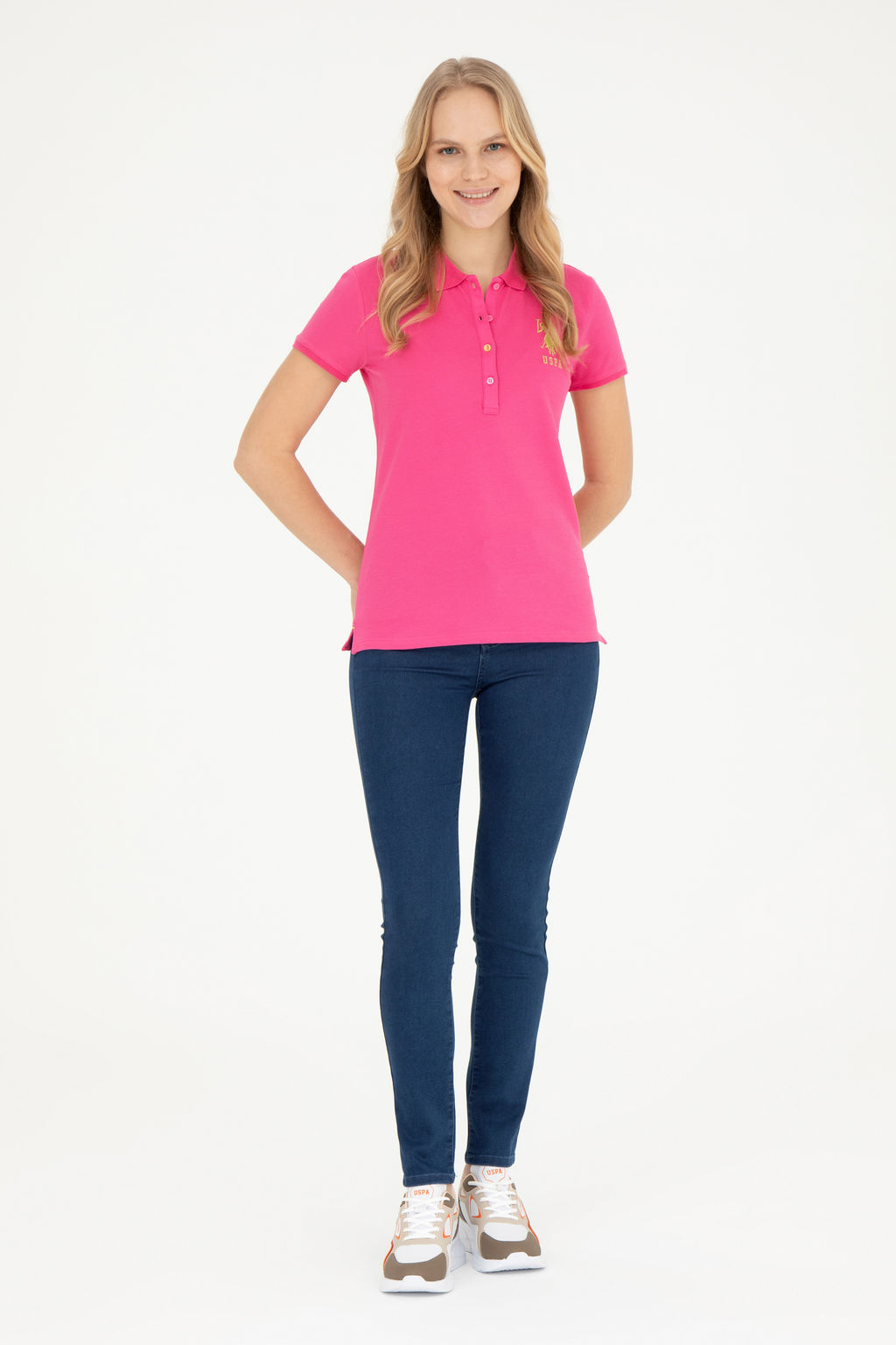 Женские синие джинсовые брюки - U.s. polo assn фото 3