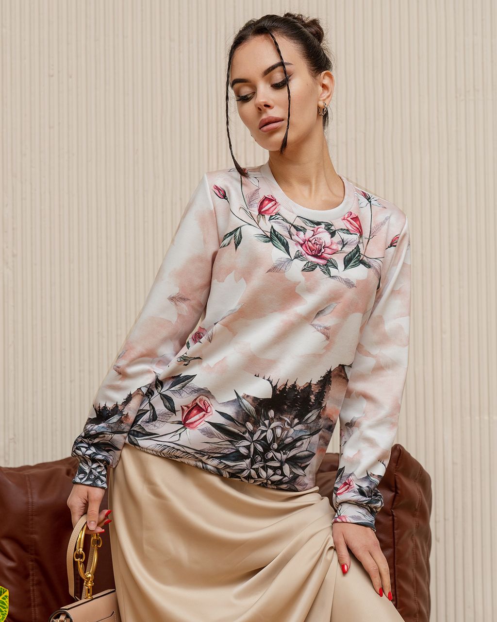 Свитшот с полной запечаткой PSW048