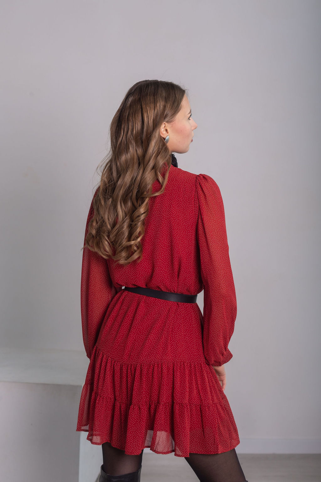 Платье Трэвис (рубиновый) - Nadi bordo фото 9