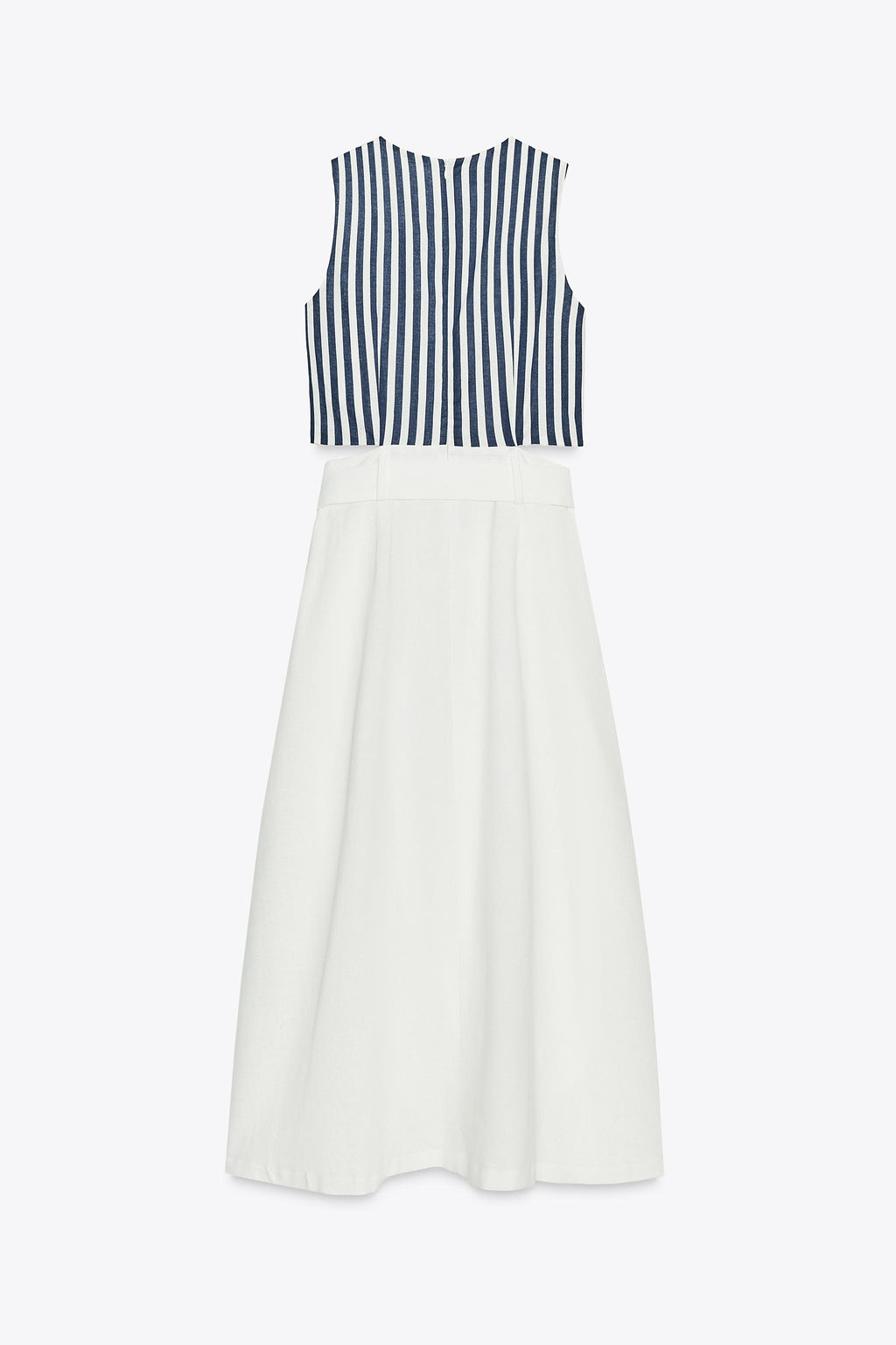 BELTED LINEN BLEND LONG DRESS - Zara фото 9
