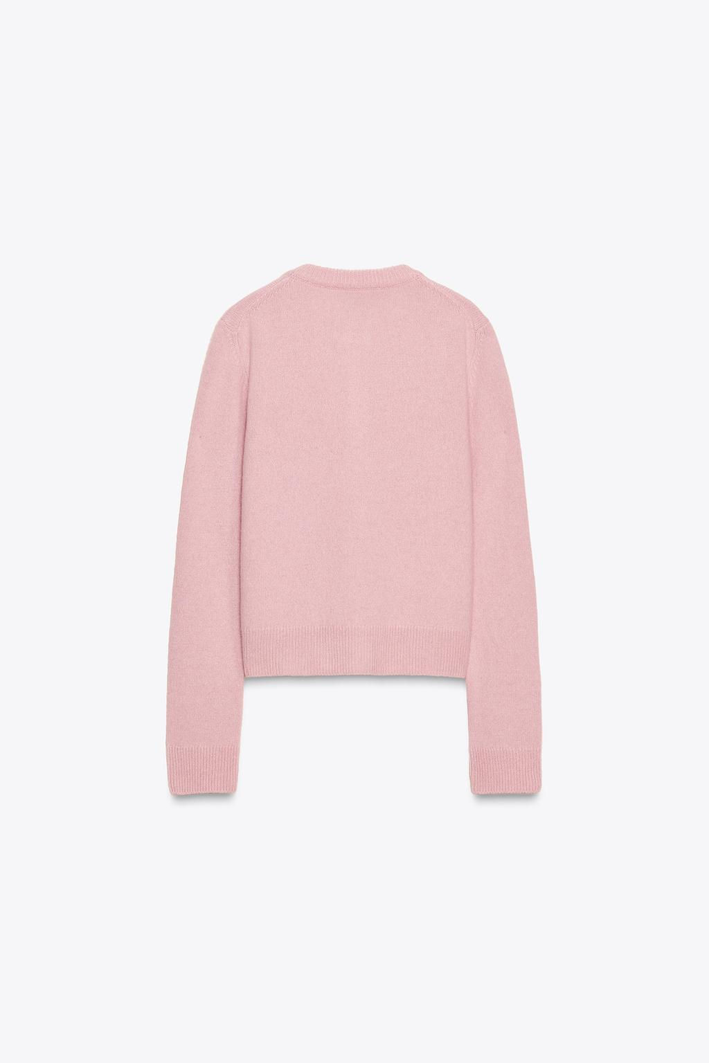 CASHMERE AND WOOL BASIC CARDIGAN - Zara фото 25