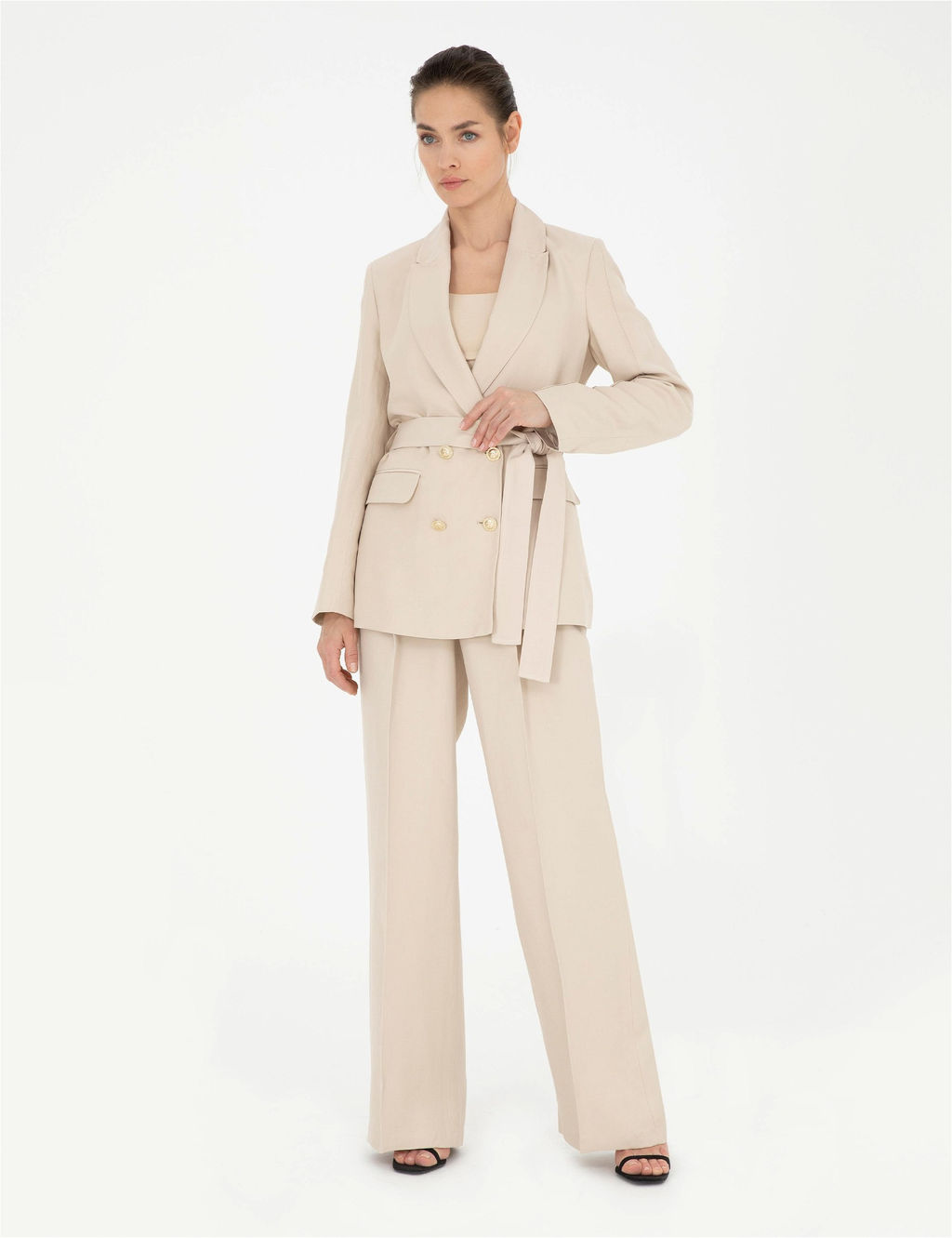 Kum Keten Kar___ml_ Regular Fit Ceket - Pierre cardin фото 4