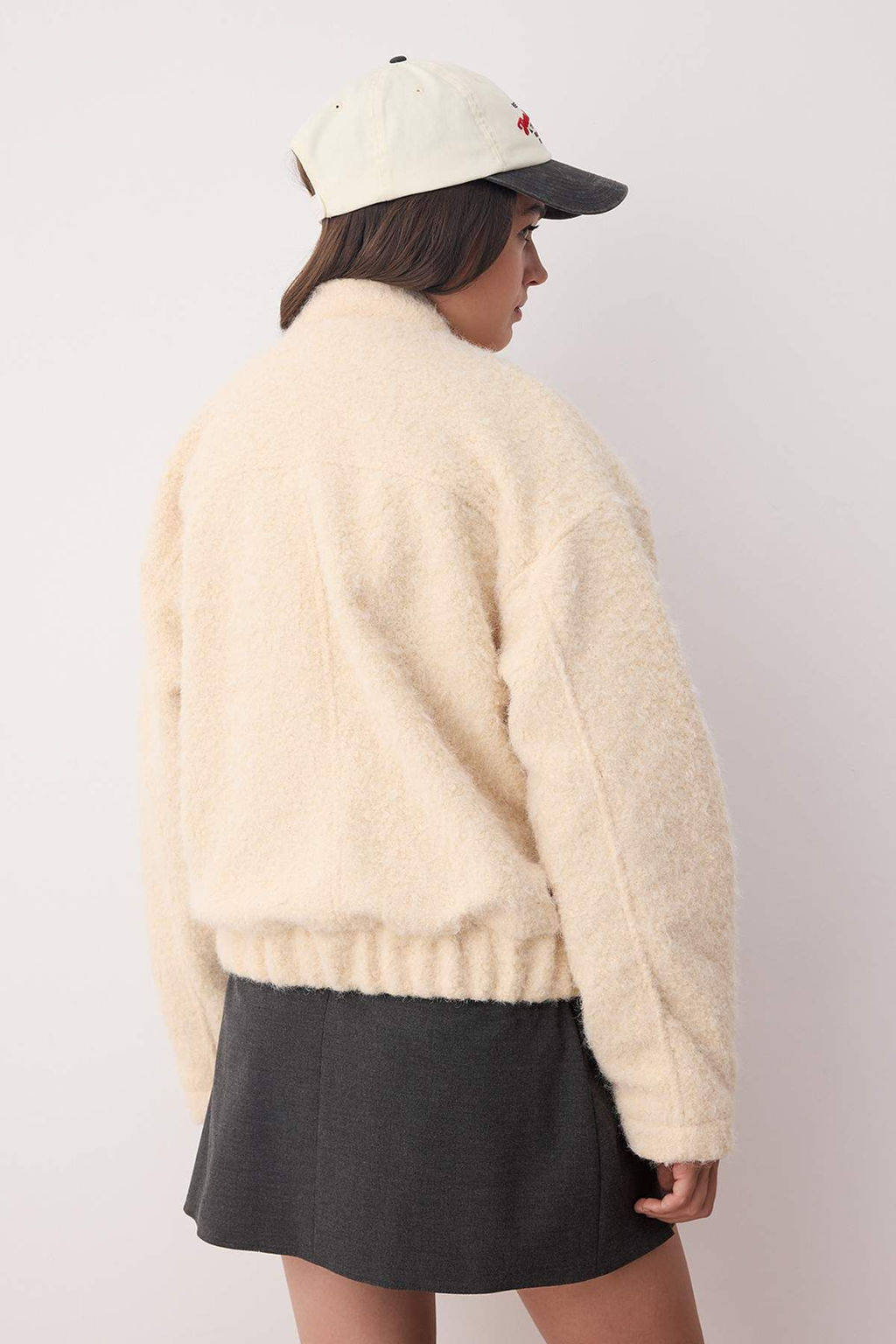 Ekru Regular Ince Ceket Mont - Trendyolmilla фото 5