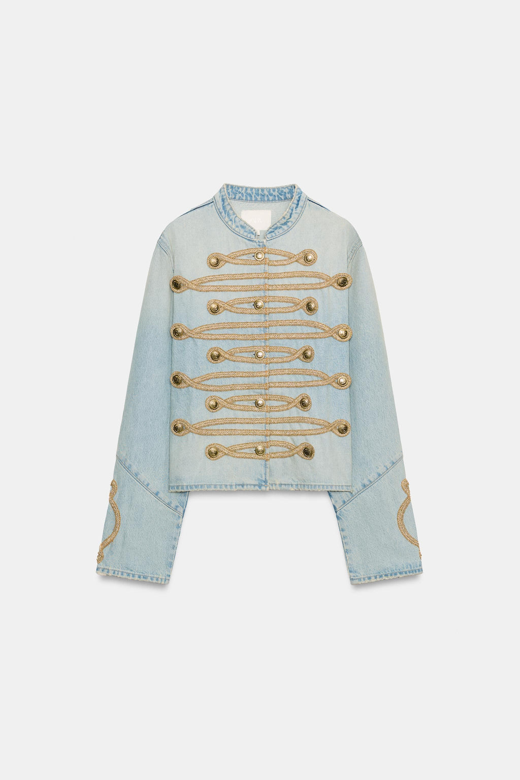 CHAQUETA DENIM TRF BOTONES / Azul claro - Zara фото 5