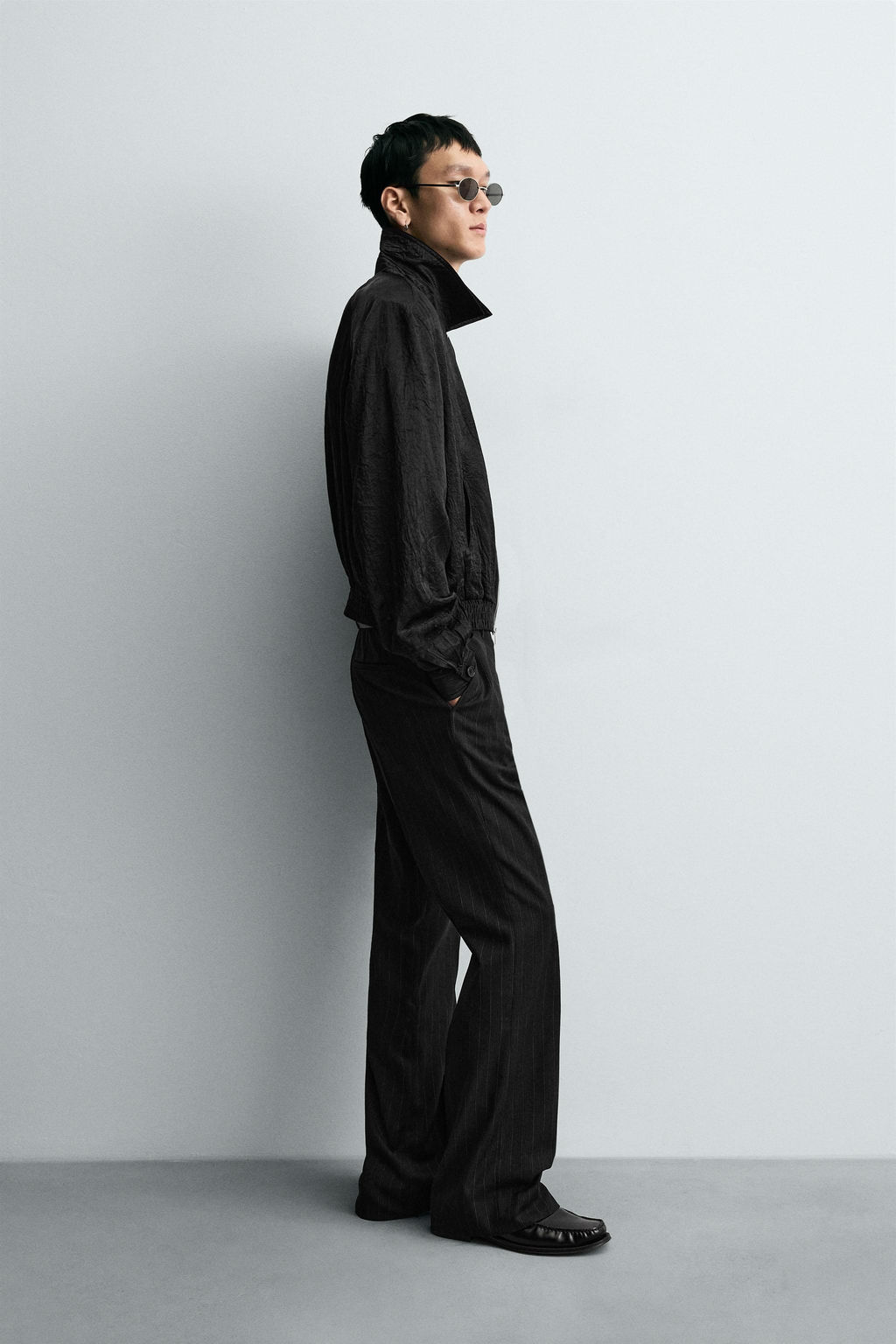 SHOULDER PAD BOMBER JACKET - Zara фото 4