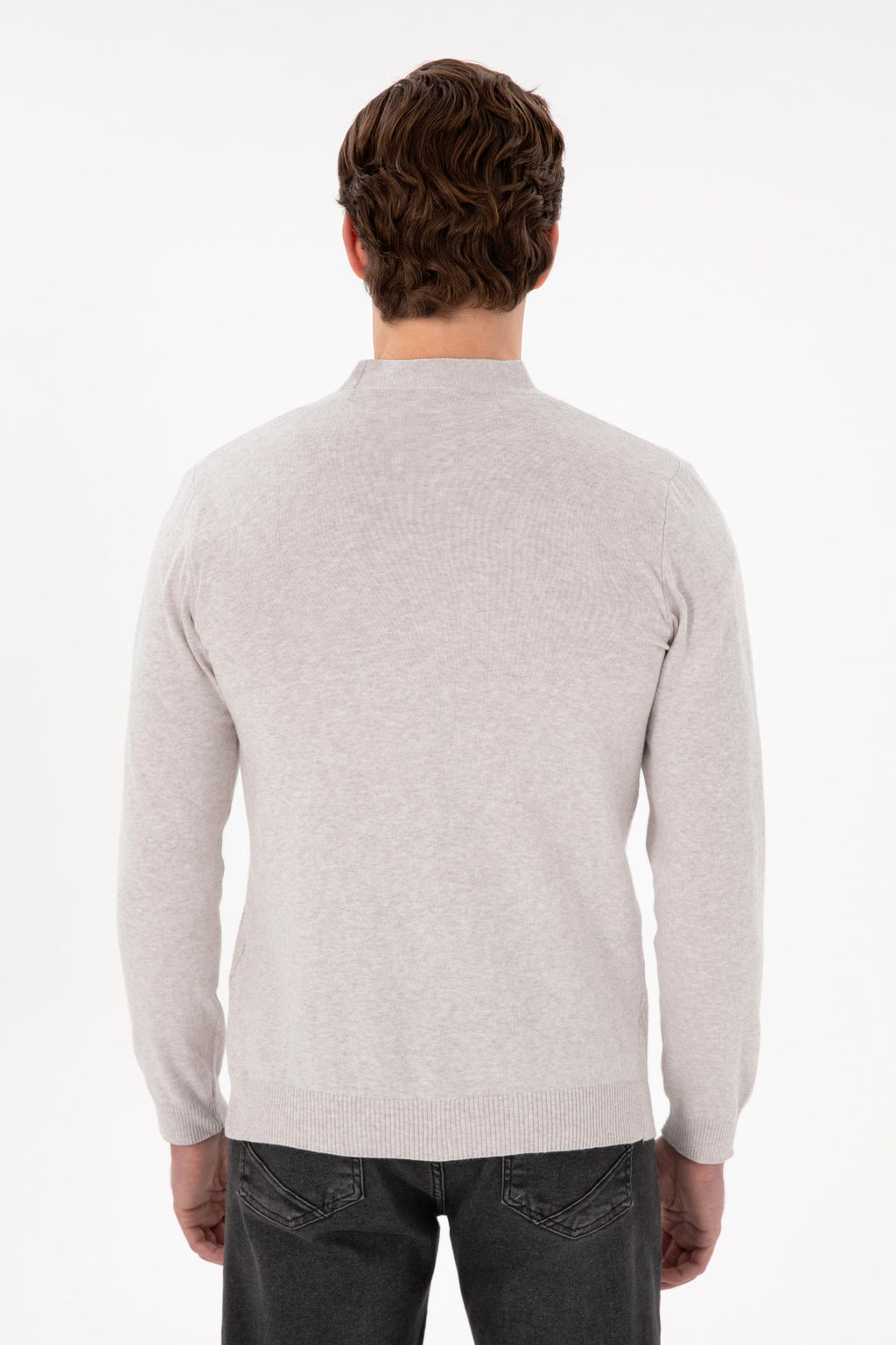Мужской камень Melanj Basic Knitwear Cardigan Cardigan Скидка в корзине - U.s. polo assn фото 5