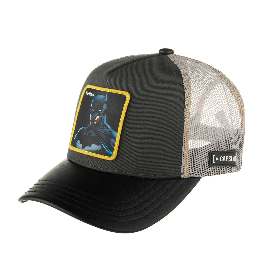 Бейсболка CAPSLAB арт. CL/DC7/1/CT/REV DC Comics Batman (серый / черный)