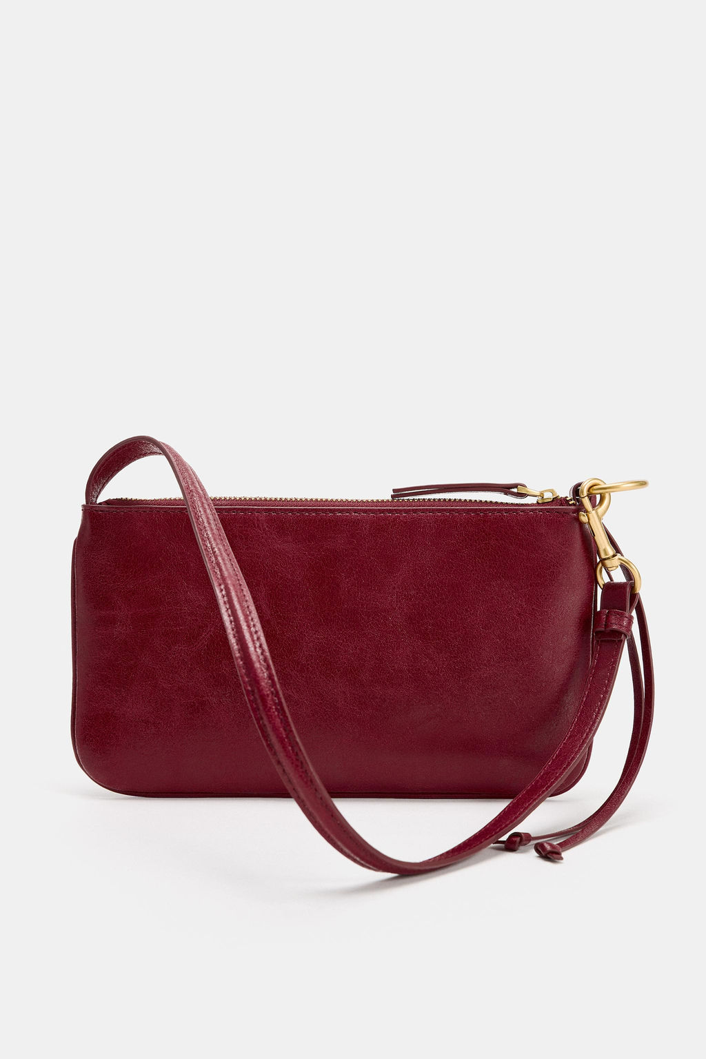 BOLSO DE HOMBRO SOLAPA / Rojo - Zara фото 4